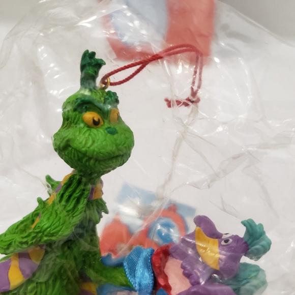 Rare Wubbulous World Dr. Seuss Grinch Whozit Ornament Jim Henson Artist Box Gift - Picture 8 of 8